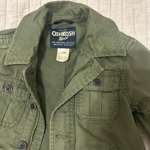 OshKosh B'gosh Olive Green Button-Up Jacket